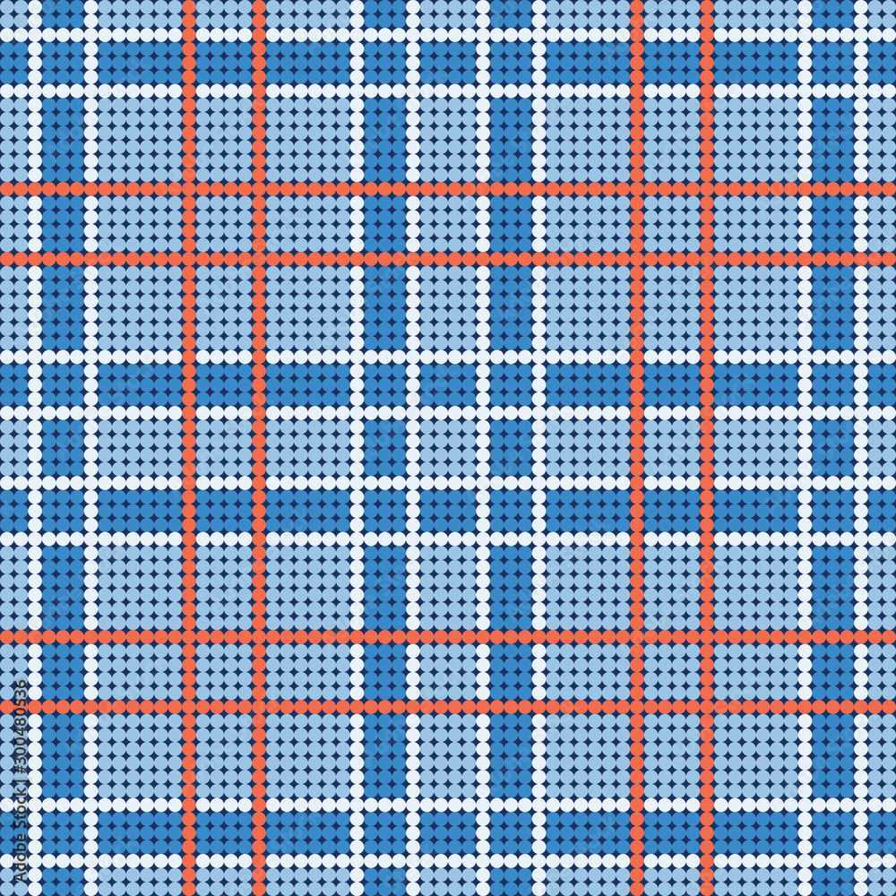 Seamless tartan vector pattern