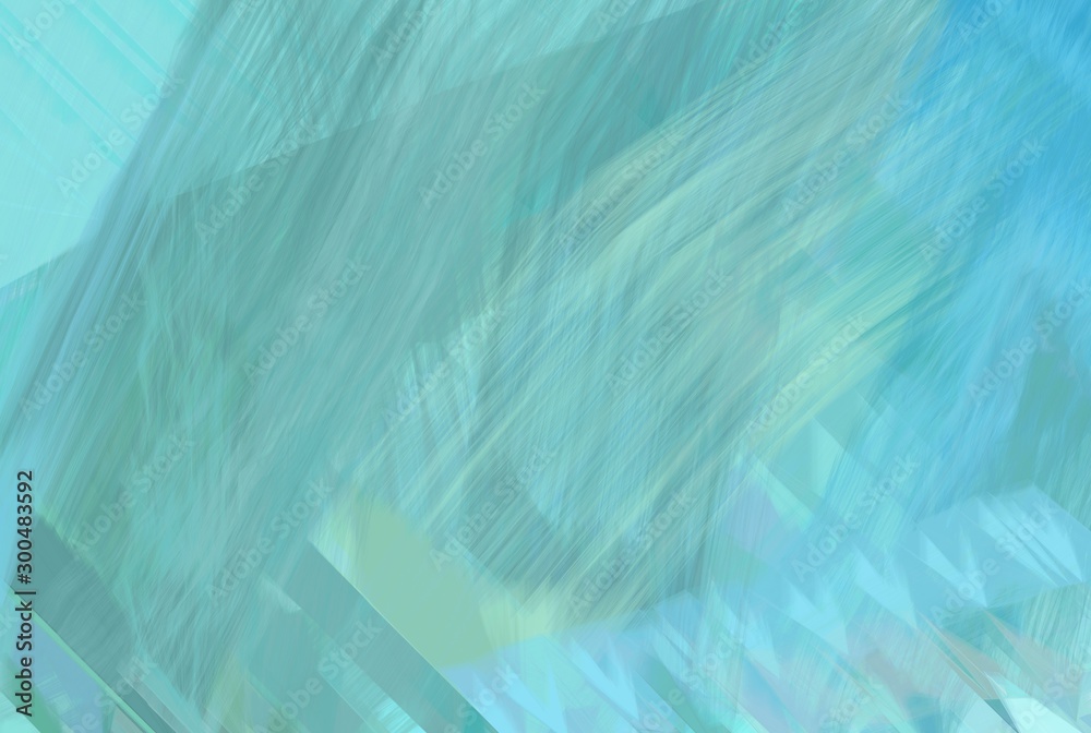 Obraz premium abstract medium aqua marine, sky blue and medium turquoise color background illustration. can be used as wallpaper, texture or graphic background