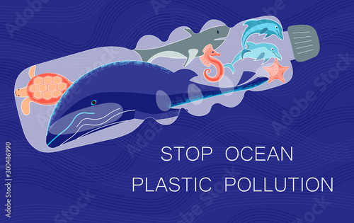 Ocean plastic pollution