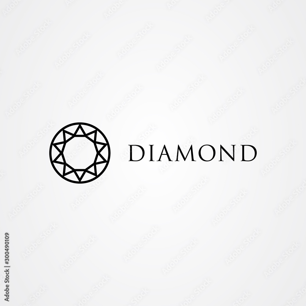 Diamond icon logo vector design Diamond icon logo vector design