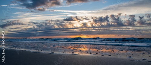 sunset at the beach