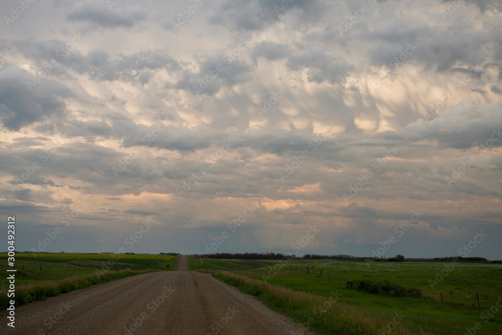 Fototapeta premium Prairie Storm Clouds Canada