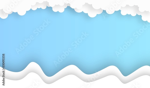 sky and sea landscape backg...