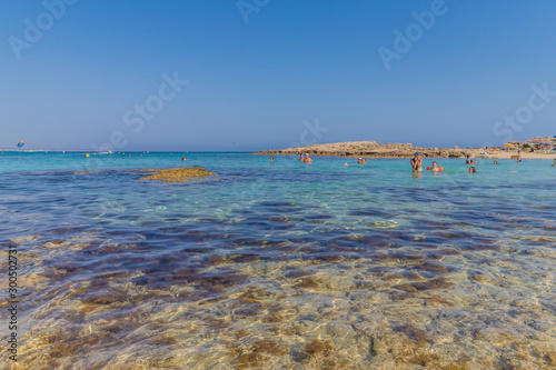 A typical view at Cape Greco in Cyprus