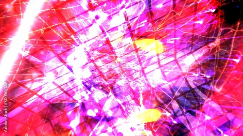 Bright Pink Energy Field Glowing with Vivid Colors - Abstract Background Texture