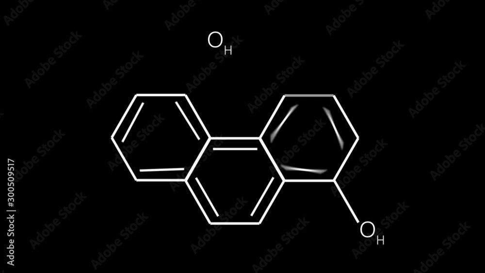 Animated Molecule Diagram chemical reaction bonding on black background Animated Molecule Diagram chemical reaction bonding on black background