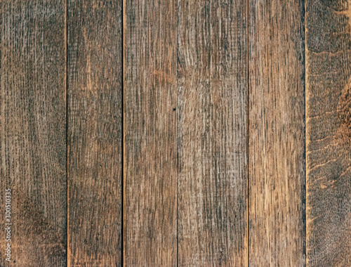 Wood texture background surface with old natural pattern. Bourbon barrel wood, rustic, aged and distressed. 