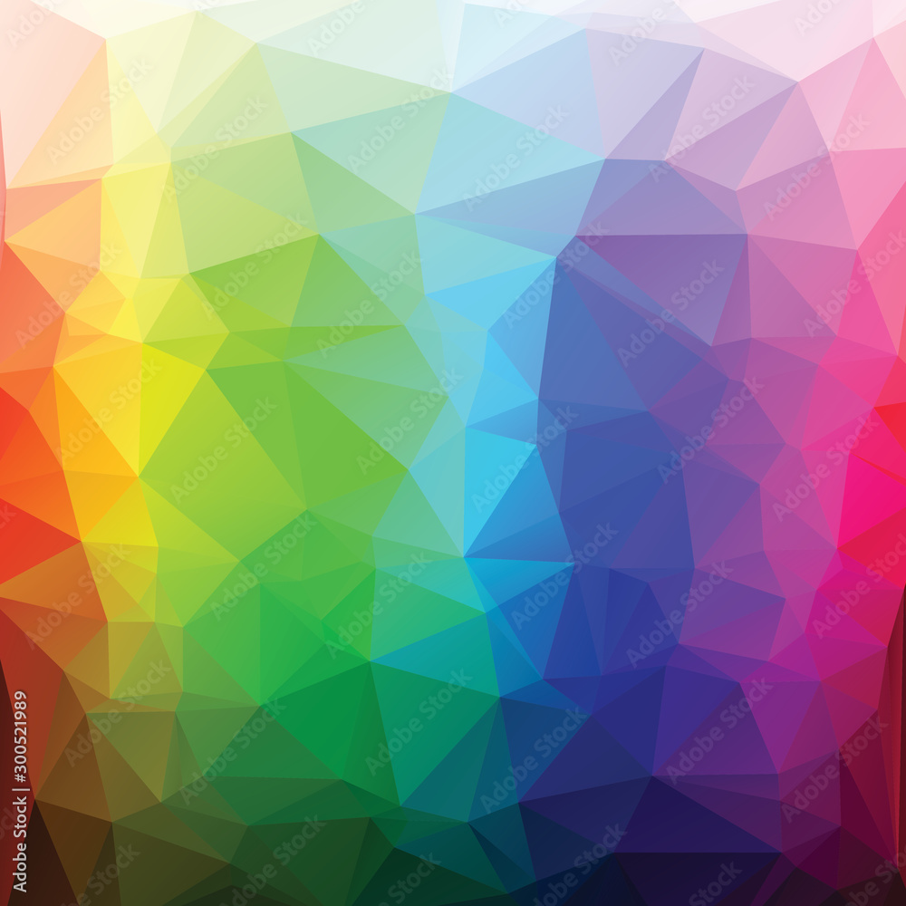 colorful Geometric Abstract Polygonal Design Background