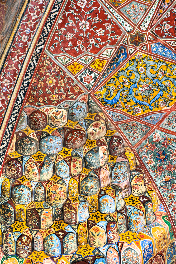 Unique geometric interior art of the 17th century Unique geometric interior art of the 17th century