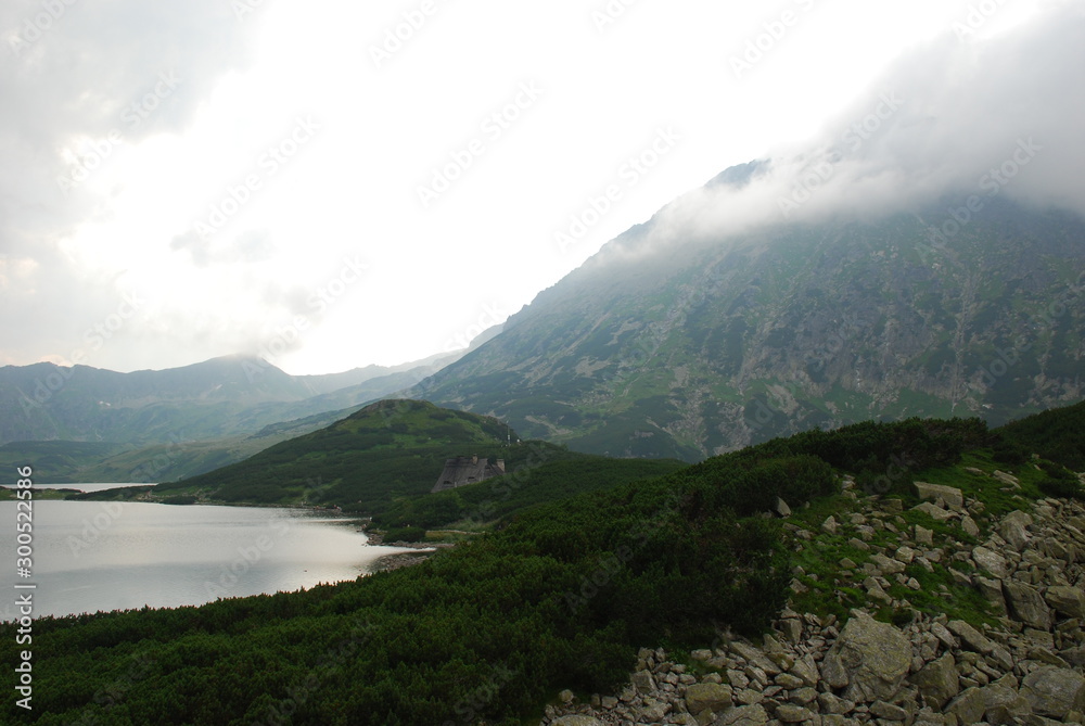 Fototapeta premium Mountains in the fog (Zakopane)