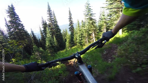 Man Crashes While Riding Mountain Bike 