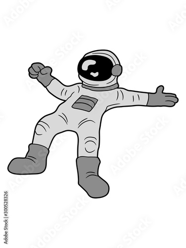 astronaut kosmonaut raumfahrer raumanzug schweben weltall rakete clipart design comic cartoon helm fliegen cool weltraumfahrer pilot