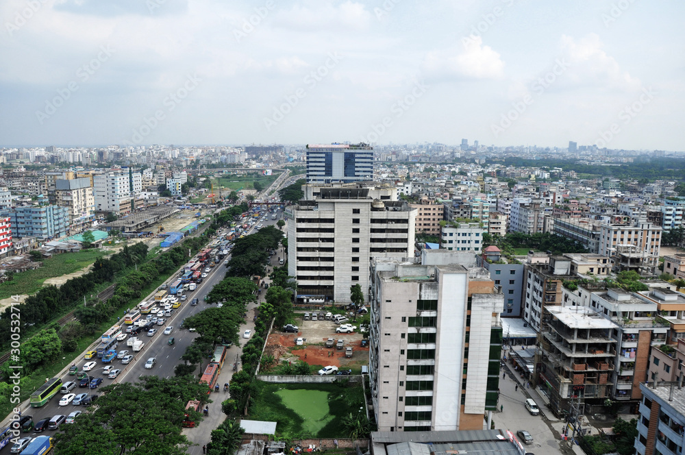 Skyline of Nikunja Khilkhet Dhaka