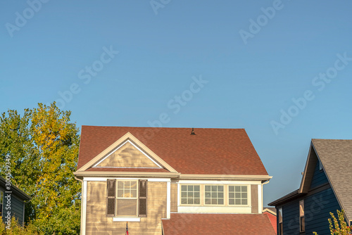 Wallpaper Mural Modern home with sash window and shutters Torontodigital.ca