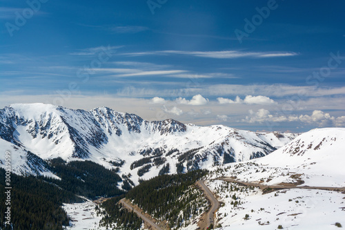 Loveland Pass and Arapahoe Basin Ski Area in the Colorado Rockies photo