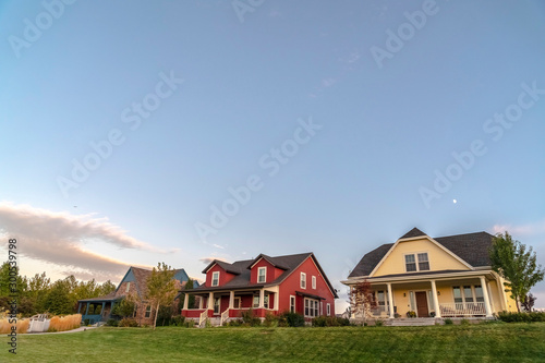 Wallpaper Mural Colorful houses on a modern housing estate Torontodigital.ca