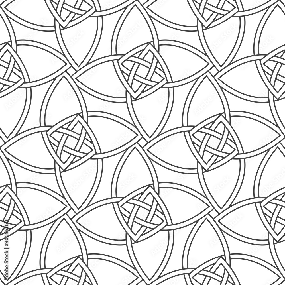 Arabic ornament. Decorative seamless pattern