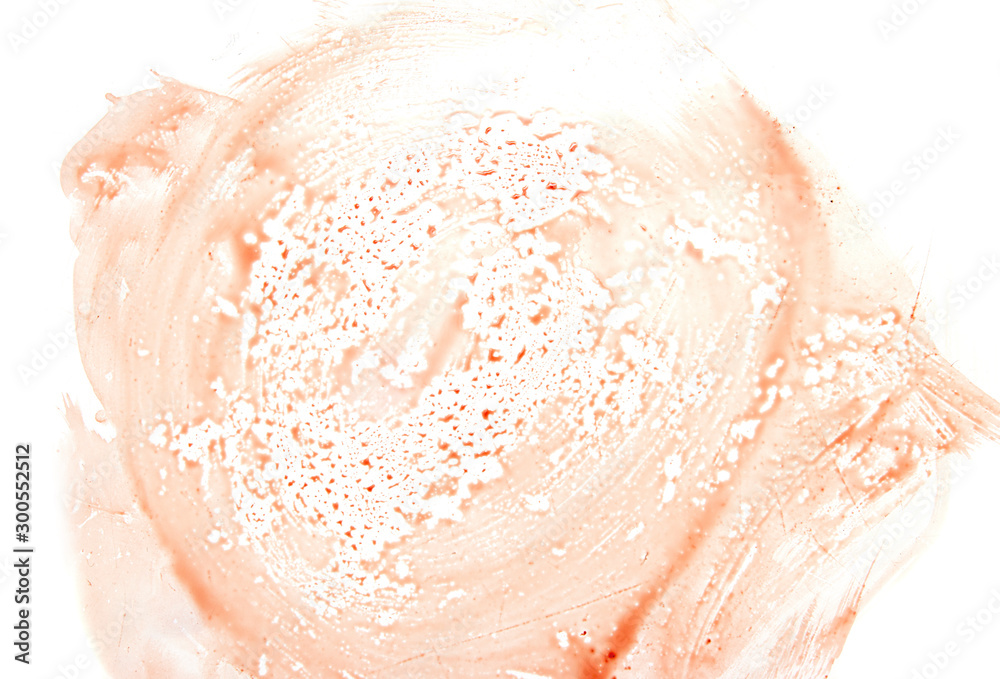 Fototapeta premium blood stain on a white background