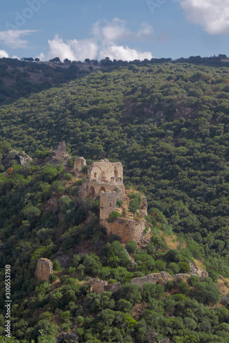 Montfort Castle.  Qal'at al-Qurain or Qal'at al-Qarn - "Castle of the Little Horn"ץ a ruined Crusader castle in the Upper Galilee region in northern Israel © Avishay