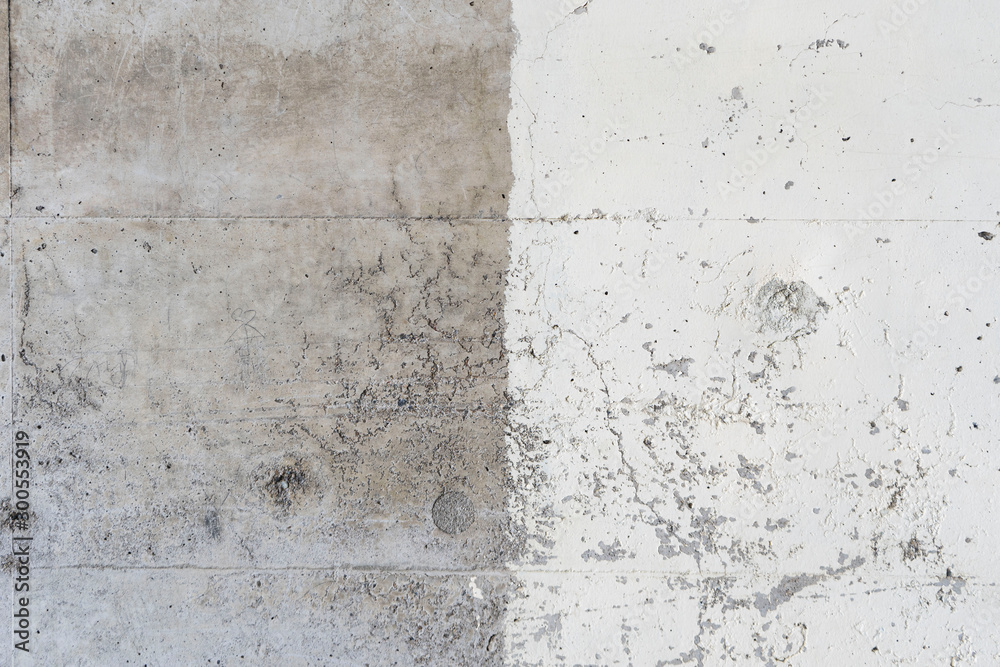Obraz premium 壁 テクスチャー 白 ペンキ コンクリート