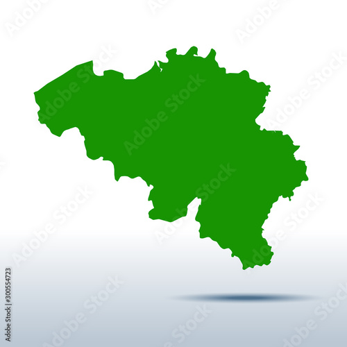 map of Belgium