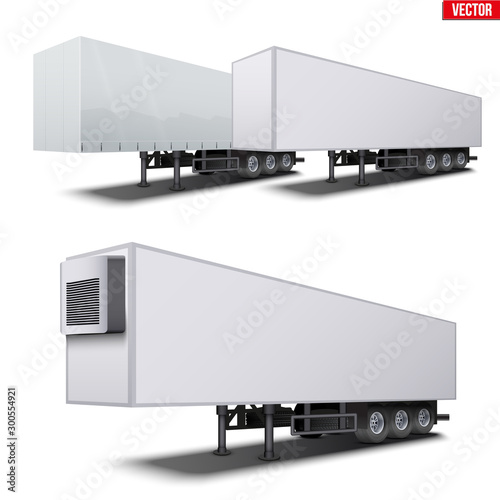 Set of semi trailers