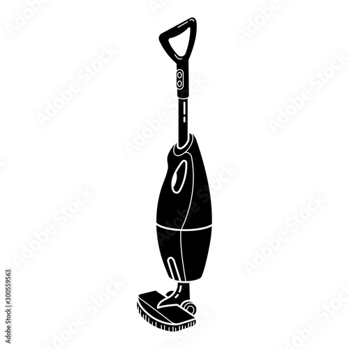 Traditional vacuum cleaner icon. Simple illustration of traditional vacuum cleaner vector icon for web design isolated on white background