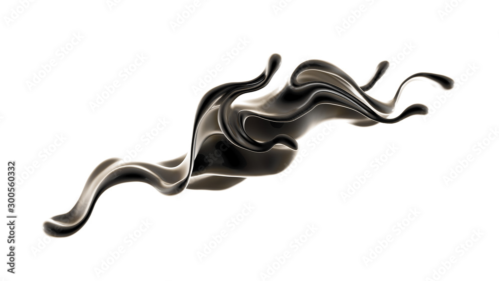 Splash fluid. 3d illustration, 3d rendering. Splash fluid. 3d illustration, 3d rendering.