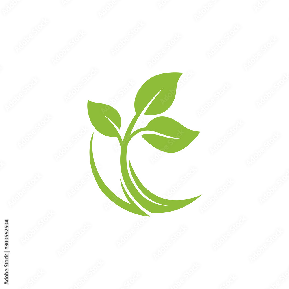 nature green leaf element vector icon. green leaves vector symbol nature green leaf element vector icon. green leaves vector symbol