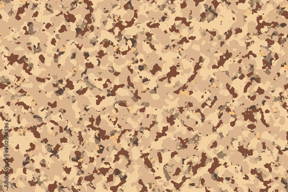 Desert Forest Camouflage (Dark Brown, Light Brown), Fashion pattern for use in the army to camouflage in war or hunting. Including desert explorers, travelers and hikers. Inspired by Desert Forest