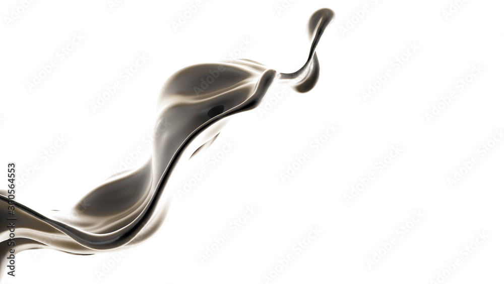 Splash fluid. 3d illustration, 3d rendering. Splash fluid. 3d illustration, 3d rendering.