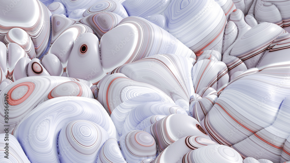 Obraz premium Soft, nice abstract background in bright colors. 3d illustration, 3d rendering.