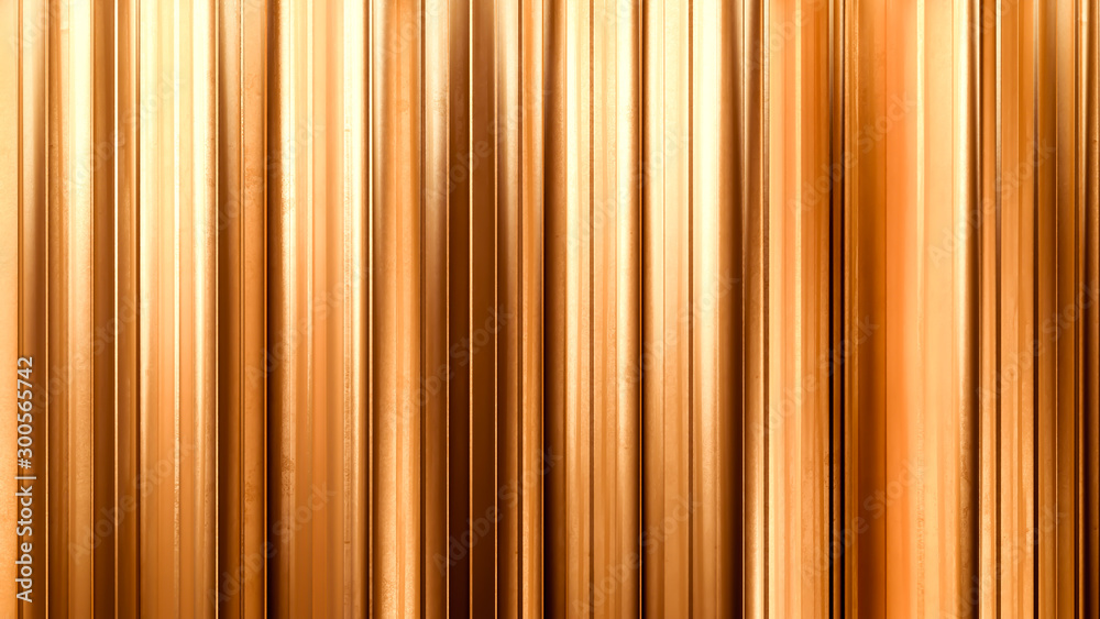 Obraz premium Luxury elegant metal gold background. 3d illustration, 3d rendering.