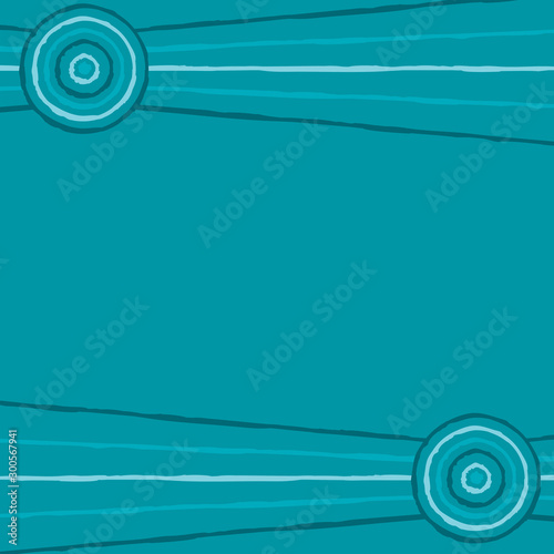 Australian Aboriginal art background in vector format.