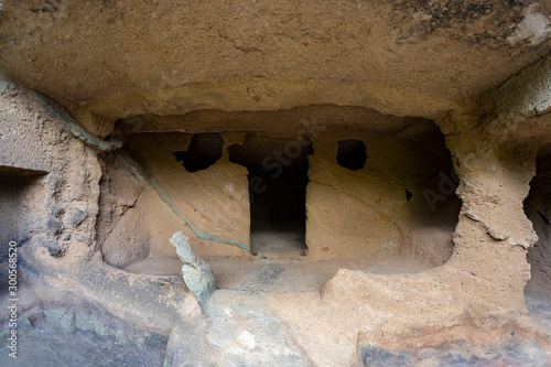 Kanheri caves city Mumbai state maharashtra in India. It is a ancient monuments and old temple building related to God budha. It is situated in the mid of forest in borivali on 21 August 2019 photo