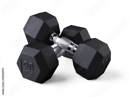 Dumbbell weight training equipment