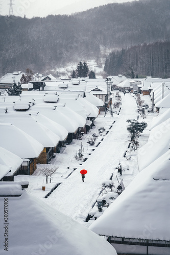 Winter village