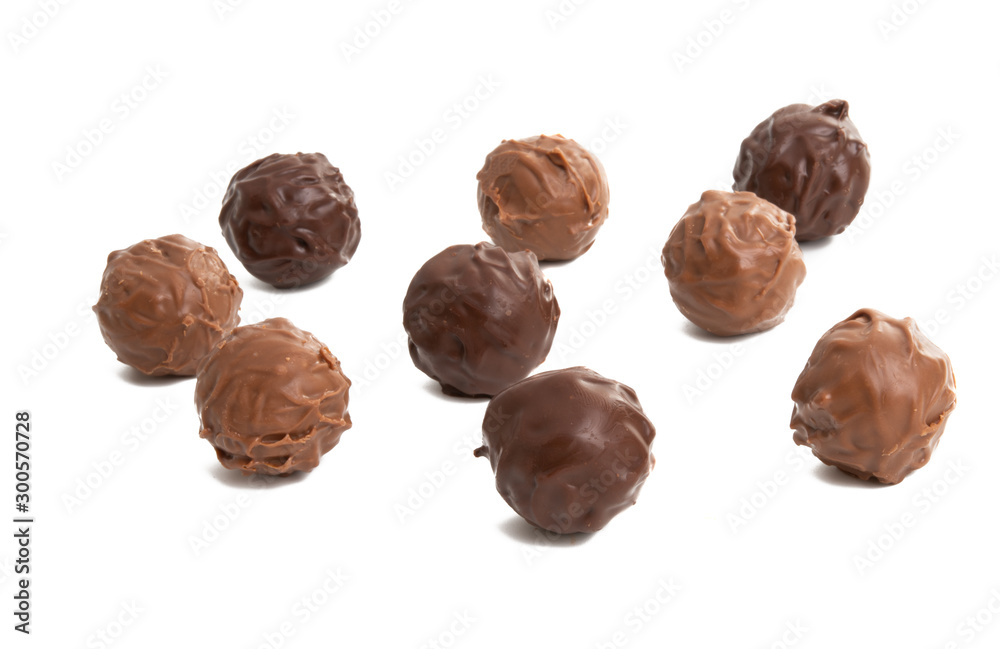 chocolate truffles isolated chocolate truffles isolated