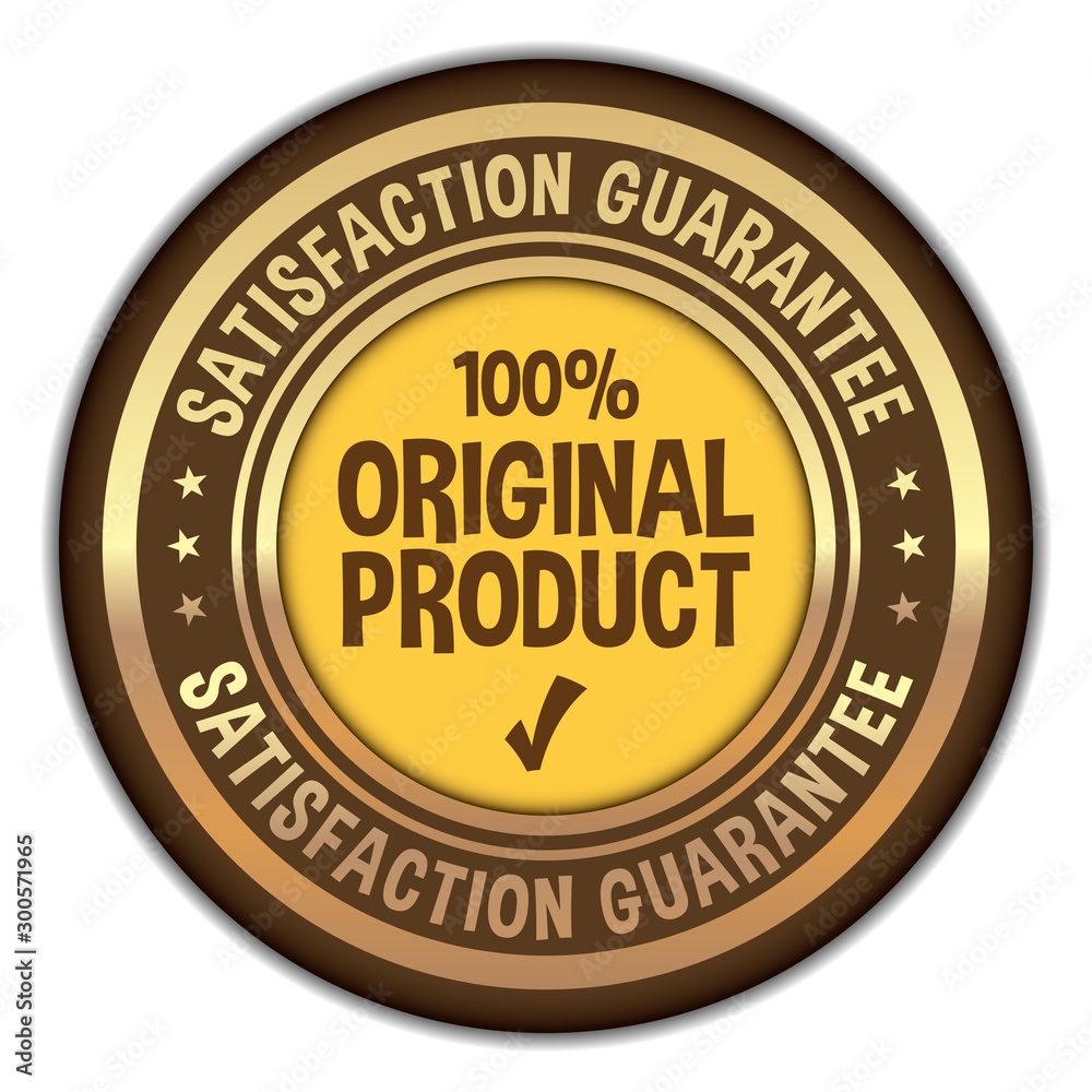 100% Original Product. Vector Label. 100% Original Product. Vector Label.