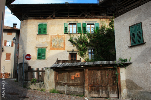 Courtyard of an old Italian house