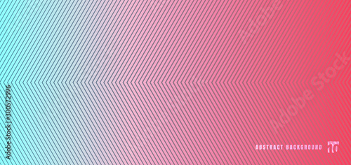 Abstract blue and pink gradient background with diagonal lines pattern texture.