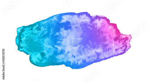 Abstract watercolor art hand paint on white background, watercolor background.