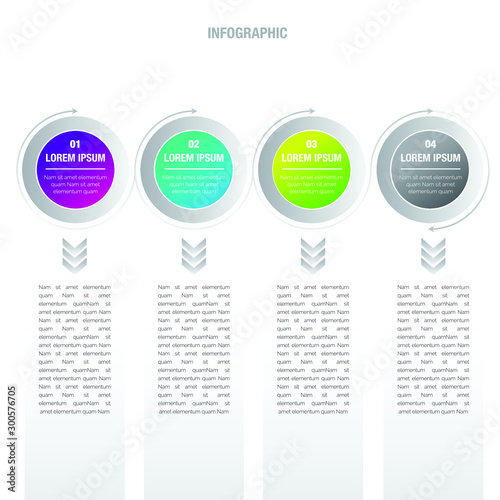 Abstract infographics icon options template. Vector illustration. Can be used for workflow layout, diagram, business step options, banner, web design