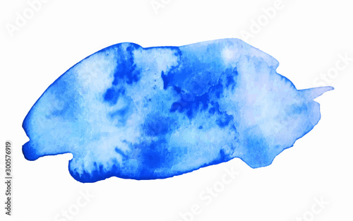 Abstract watercolor art hand paint on white background, watercolor background.