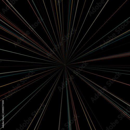 Colorful Lines Random Distribution Computational Generative Art background illustration