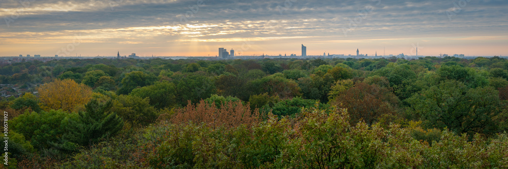 Leipzig Panorama - Herbst