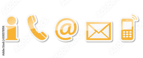 contact us icon set