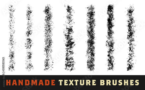Handmade Texture Brush Vector Set