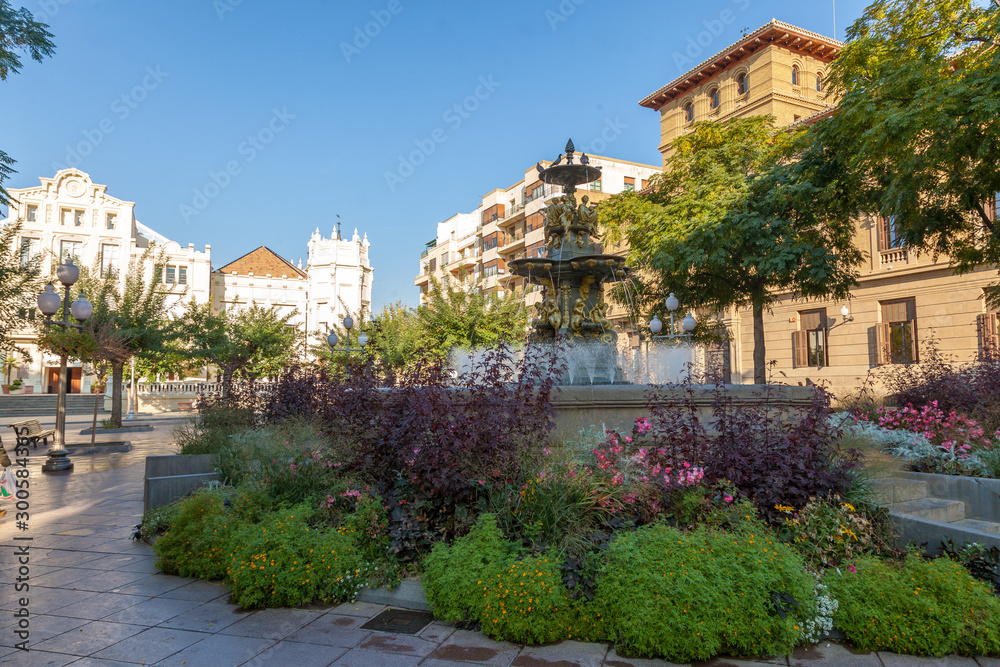 Plaza de Navarra. Huesca, Comunidad de Aragón
