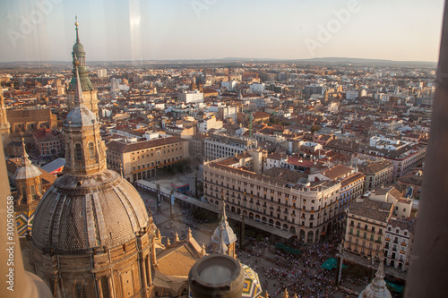 Panorámica de Zaragoza desde la torre de la Basílica del Pilar